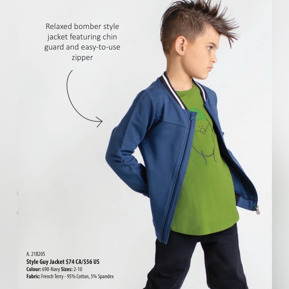 Peekaboo beans style guy jacket